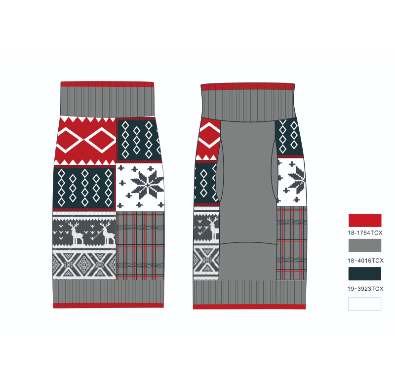 Christmas pet clothing