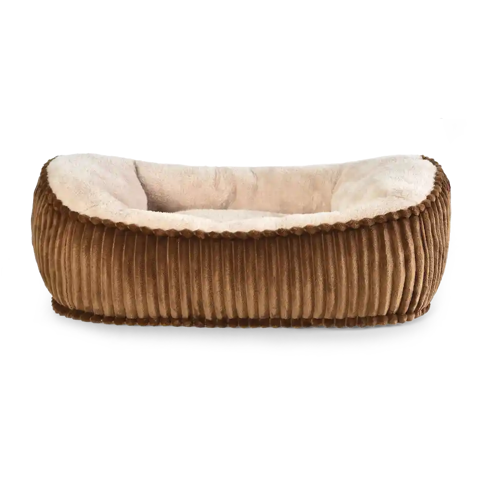 OEM Strip Flannel Fleece Dog Bed