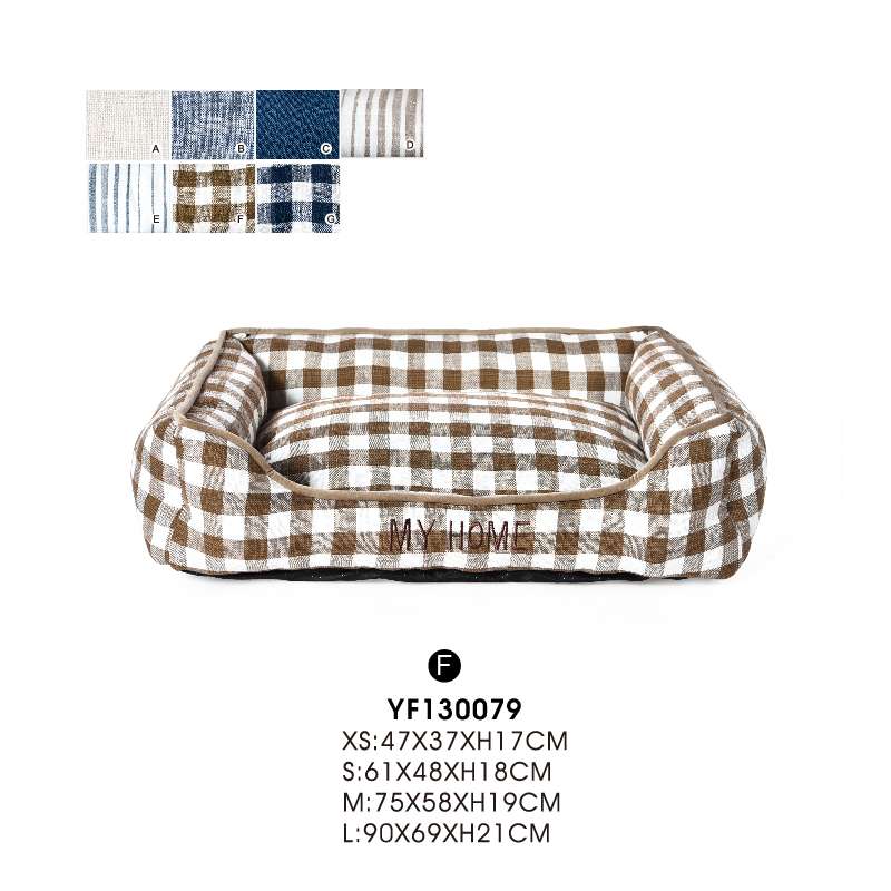 OEM geruit hondenbed