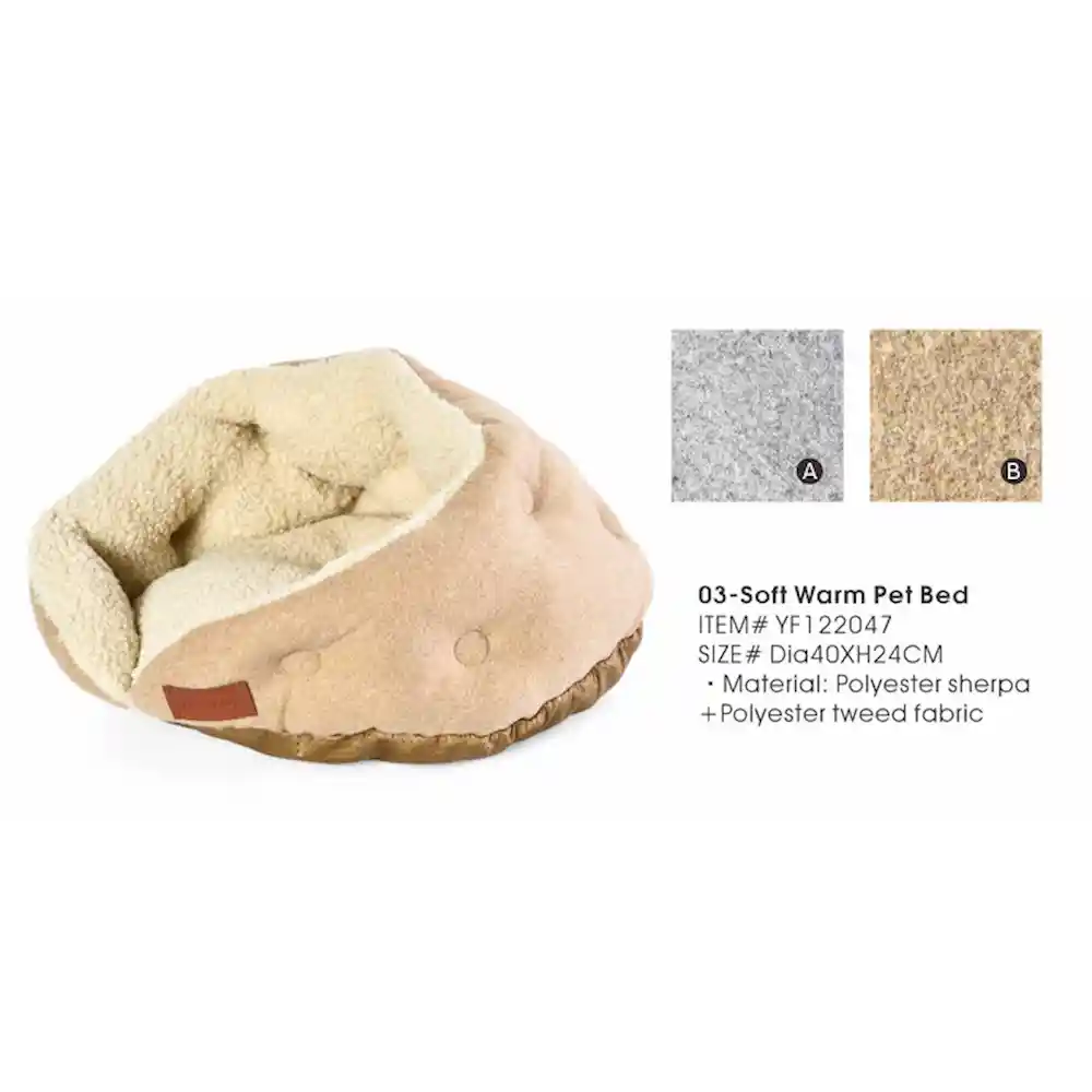 best warm dog bed size