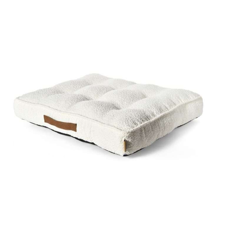 boucle dog bed cover