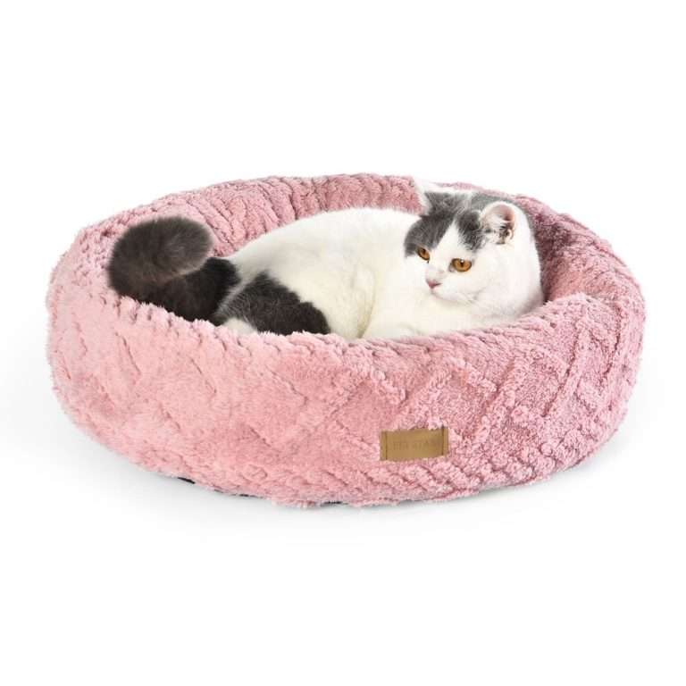 calming donut pet bed