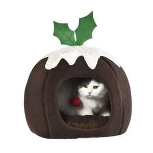 christmas cat bed