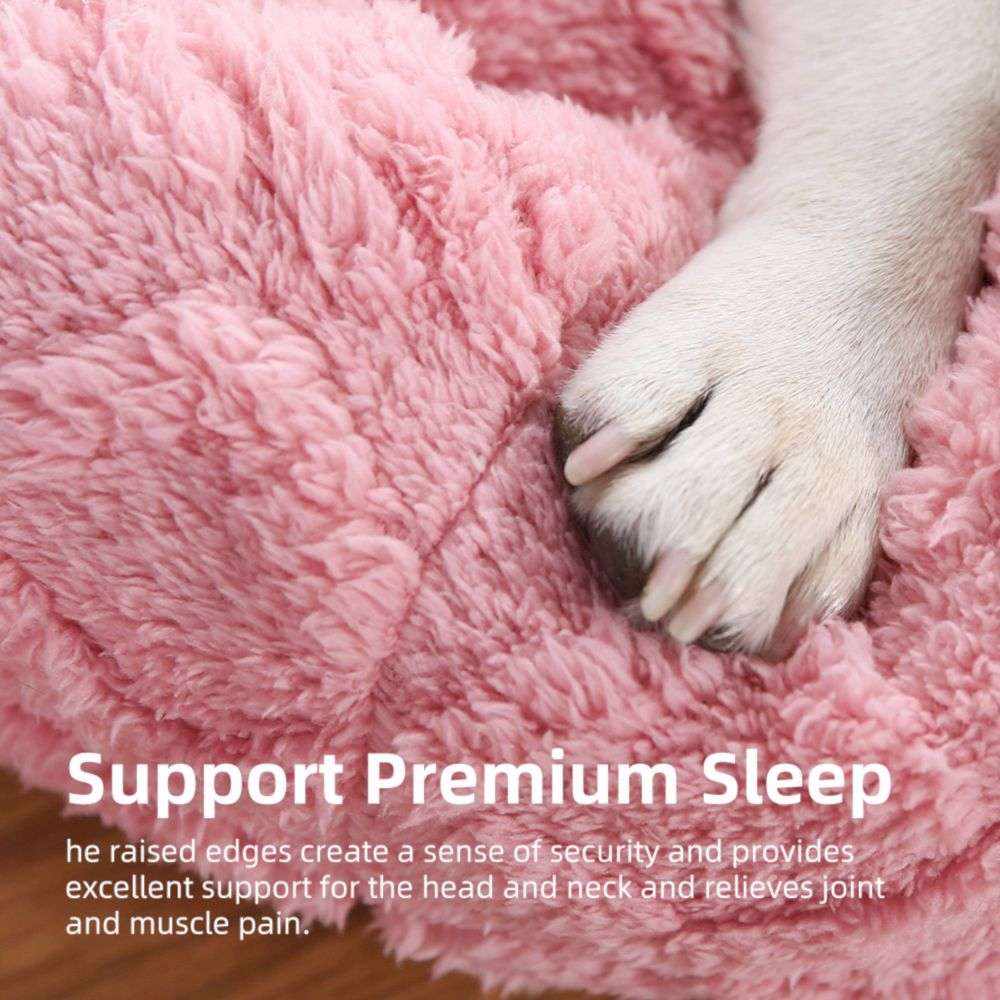 customize plush pet bed