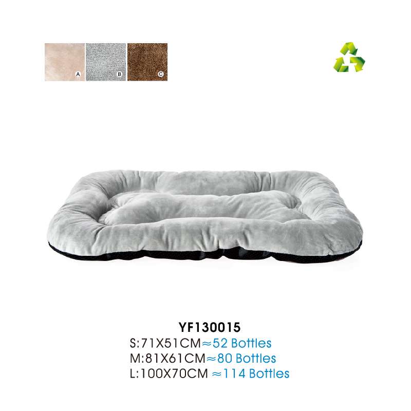 dog cushion bed made form recycled plstic