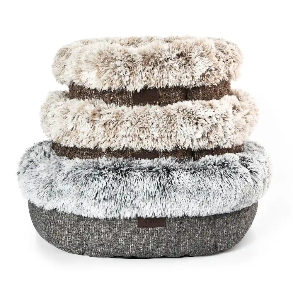 faux fur pet bed