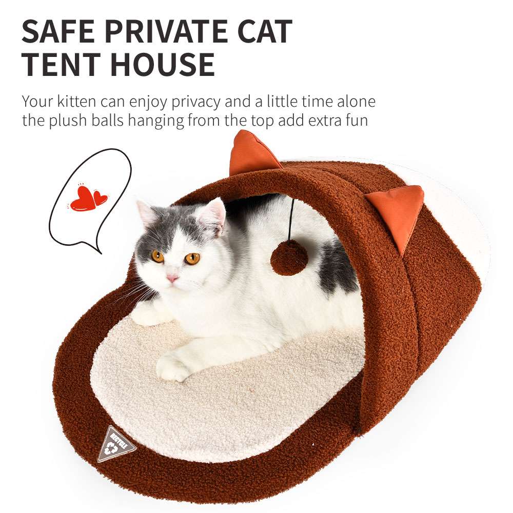 fun cat cave beds