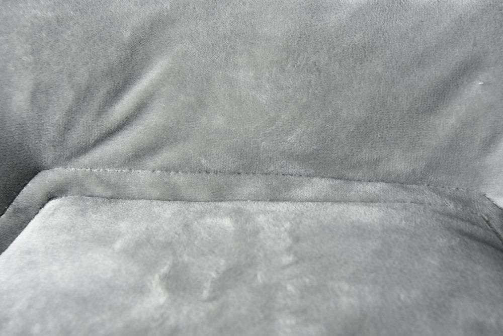 grey dog cushion bed