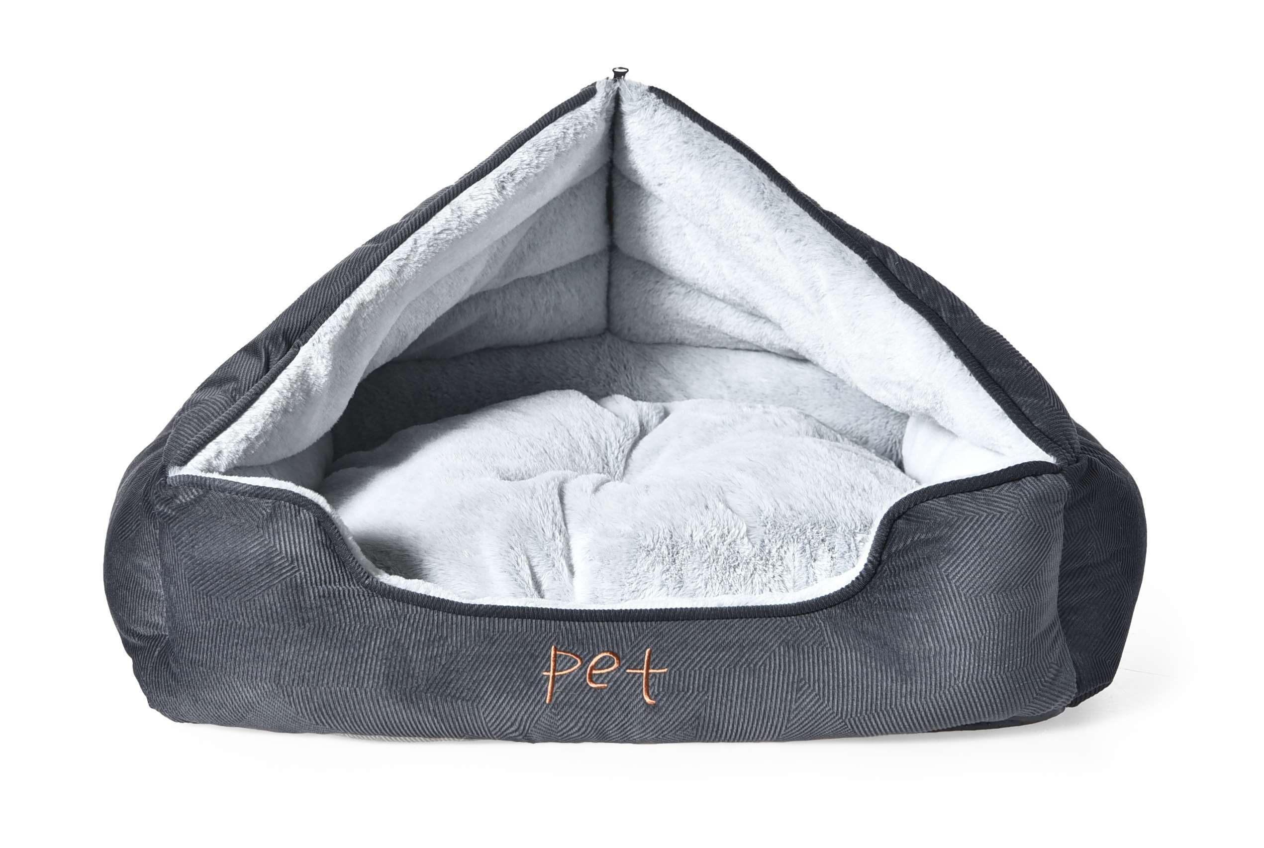 hooded dog beds