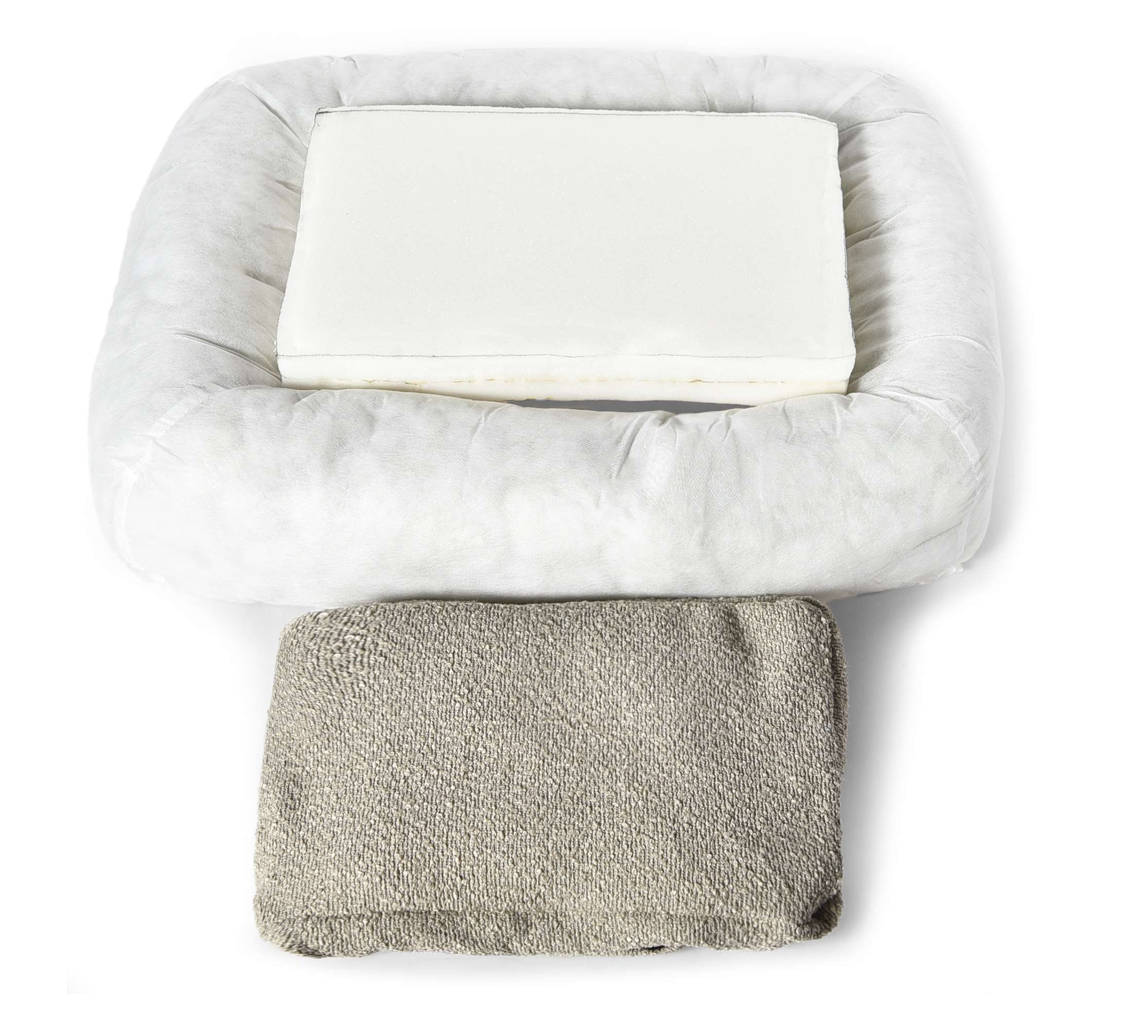 large boucle dog beds