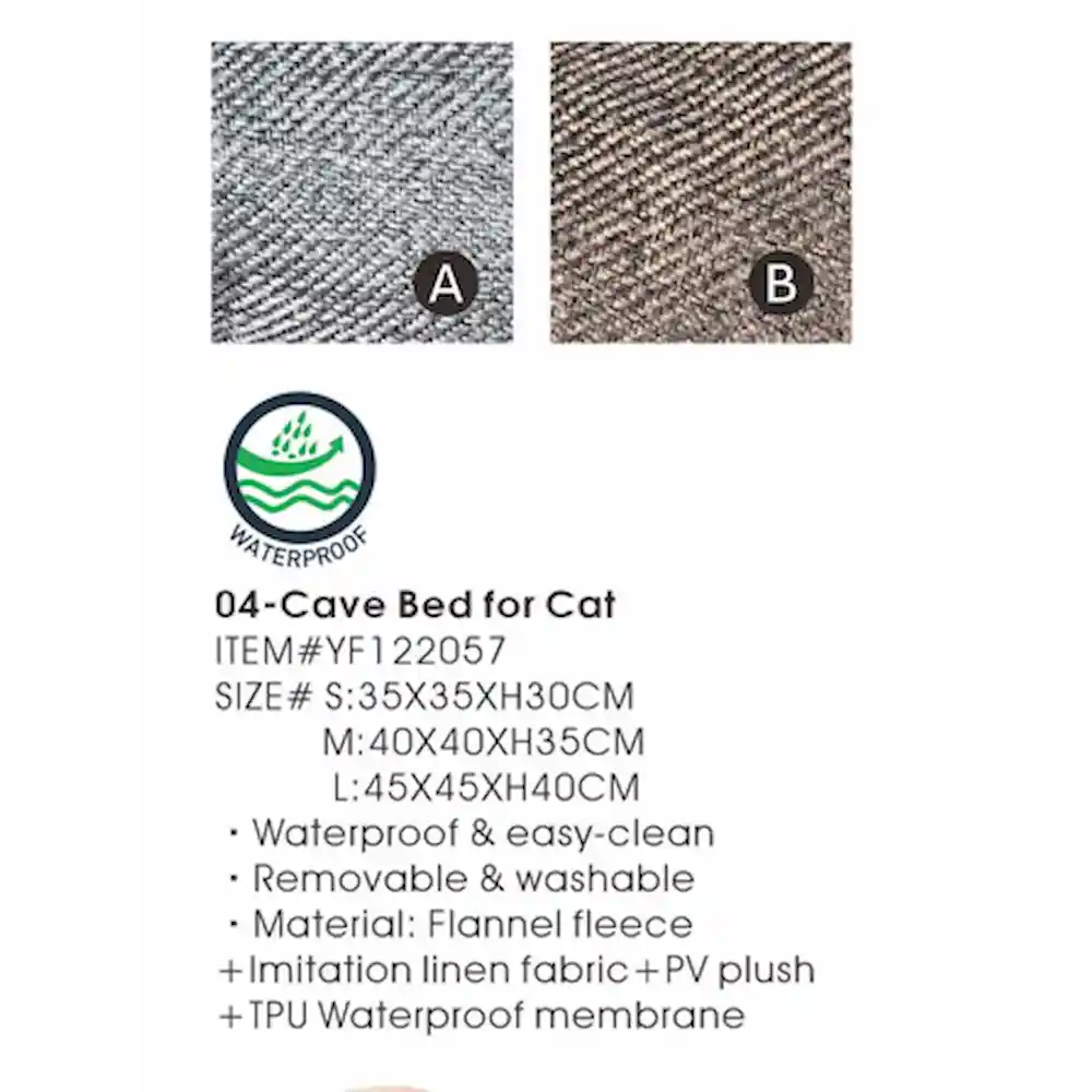 large pet cave bed wholesaler