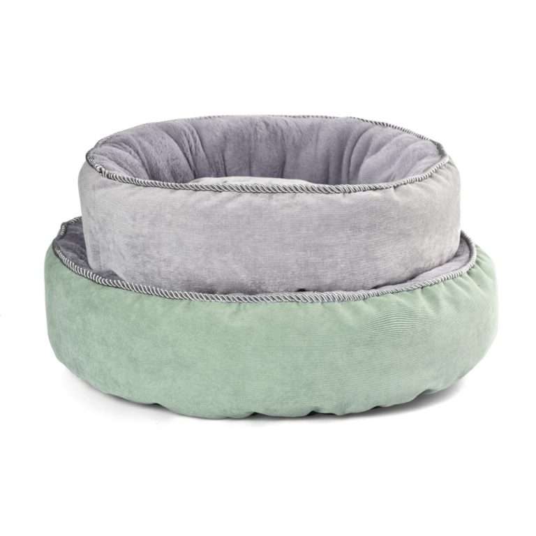 large round pet bed