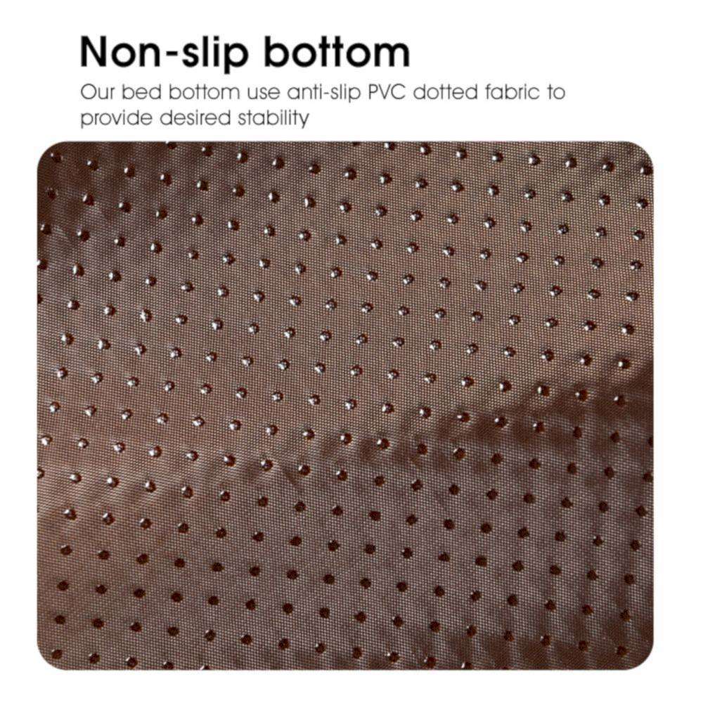 non slip cave hamburger pet bed