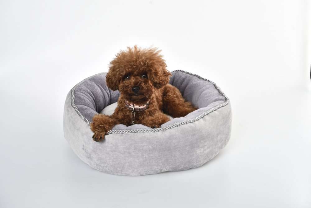oem large round pet bed
