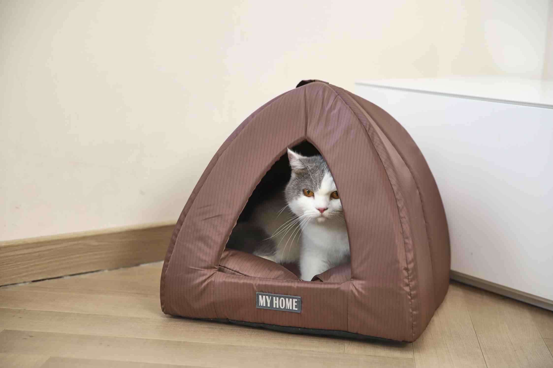 pet cat cave bed
