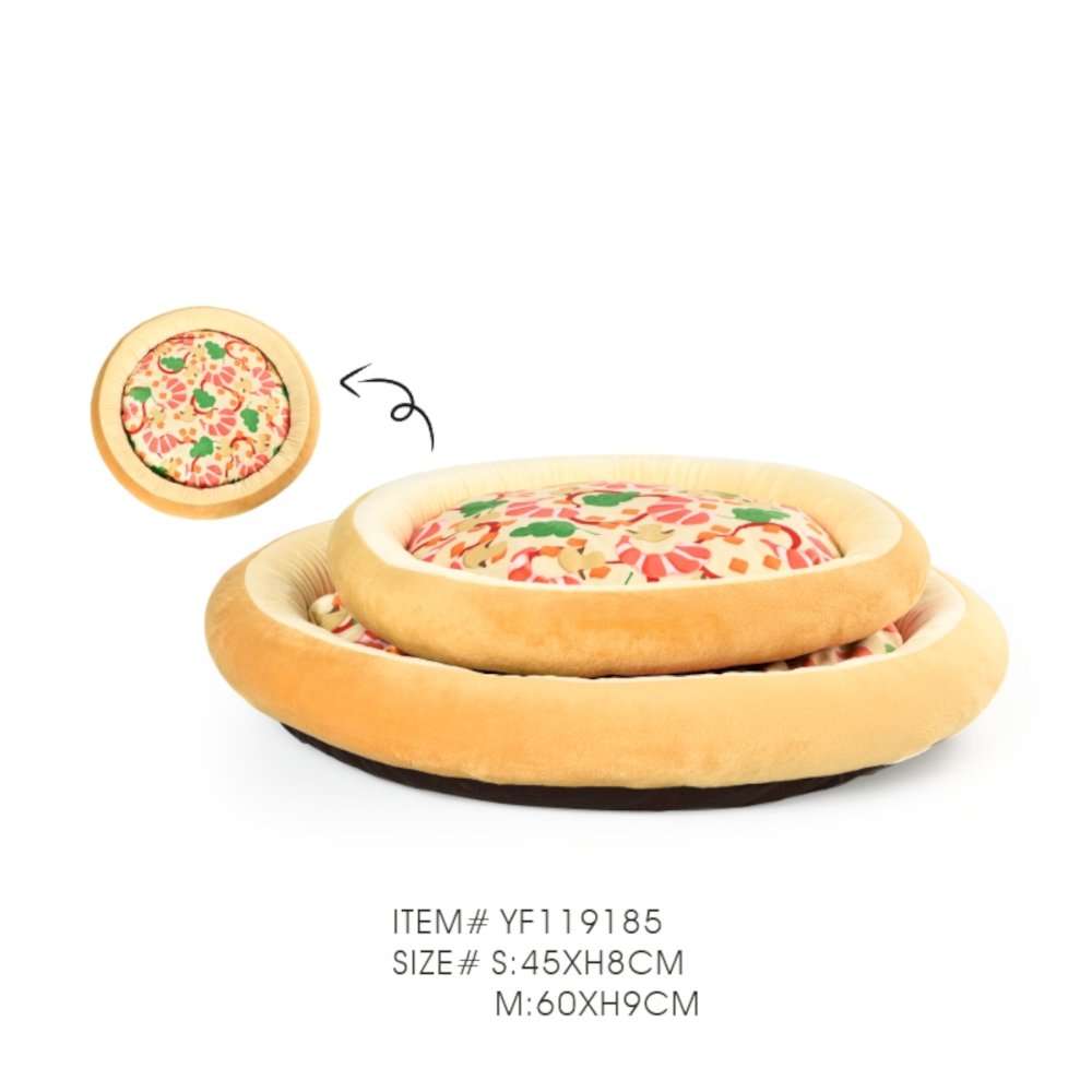 pizza pet bed