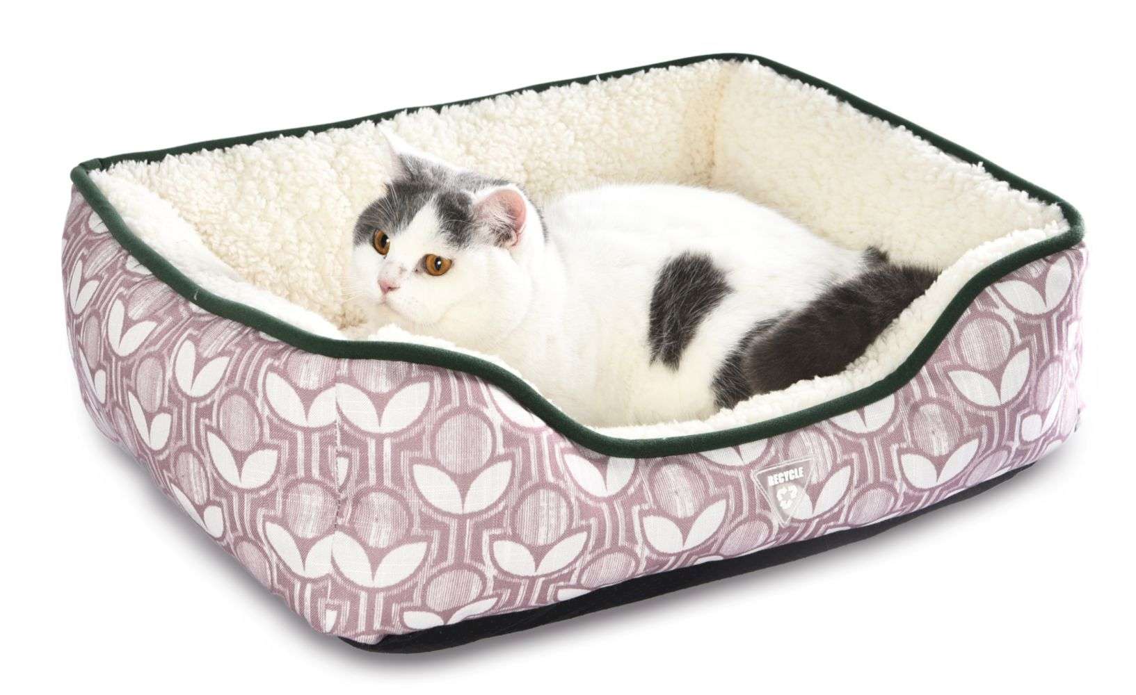 printed rectangular pets beds