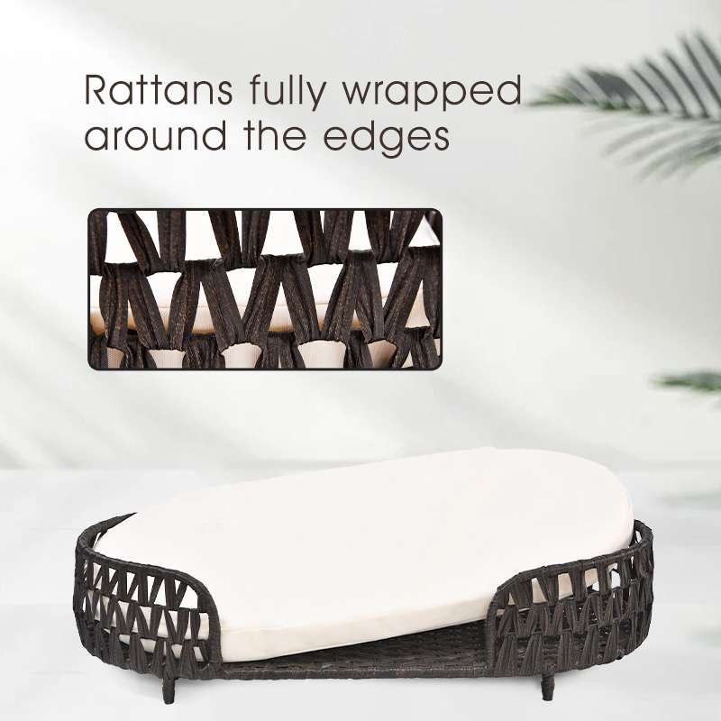 rattan pets beds
