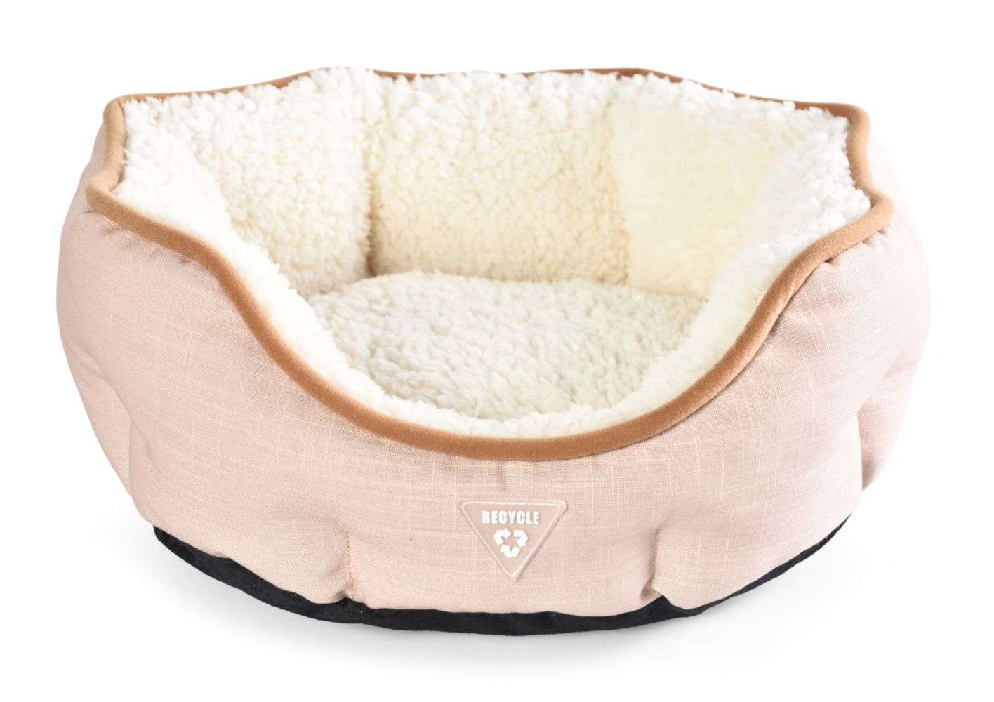 recycled material octagon dog bed