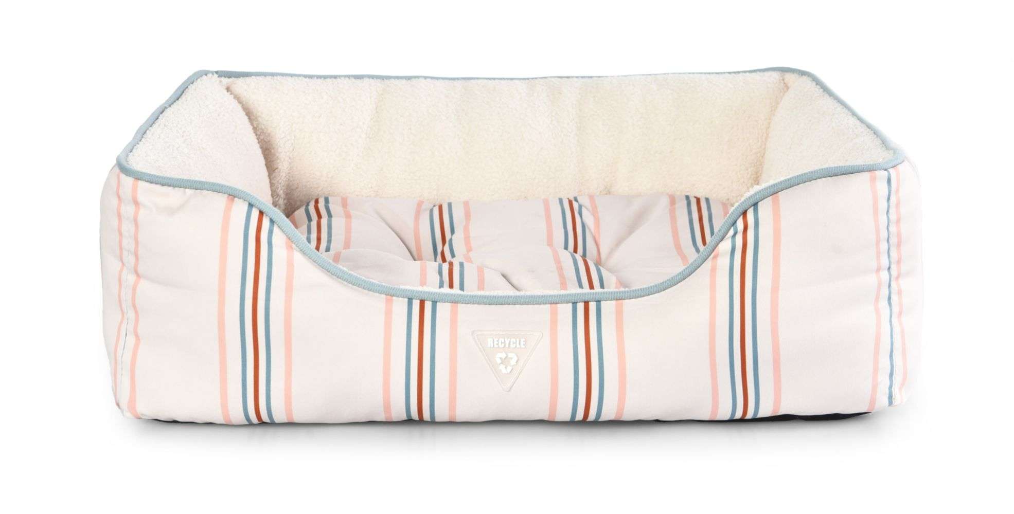 letto per cani in peluche in materiale riciclato