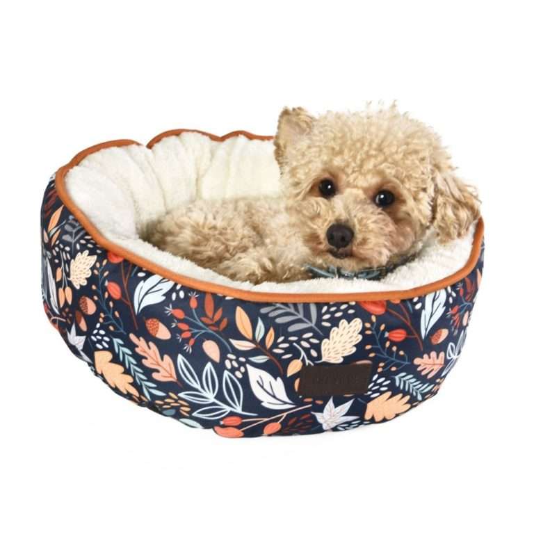 round dog bed