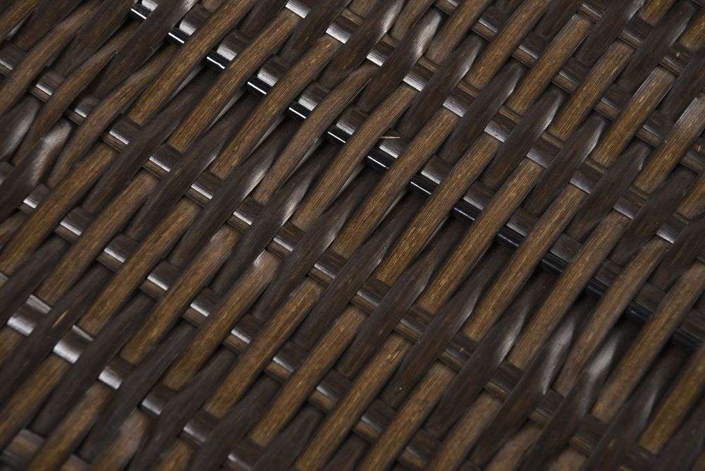 round removable rattan cat bed
