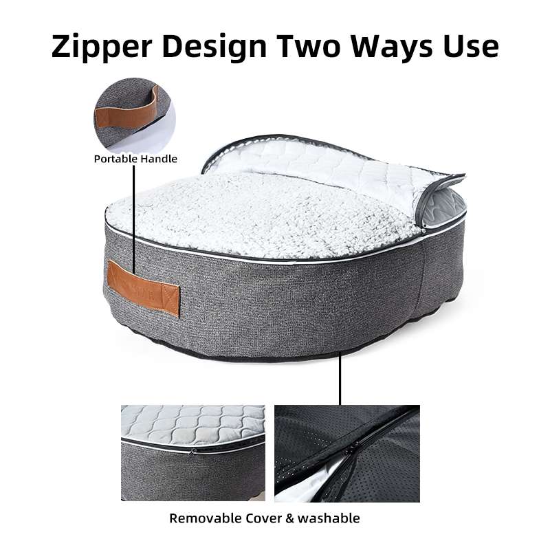 self warm dog bed