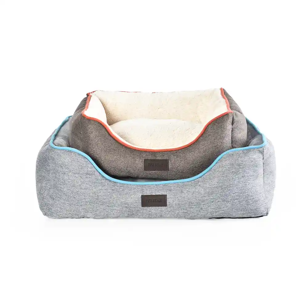 square pet bed