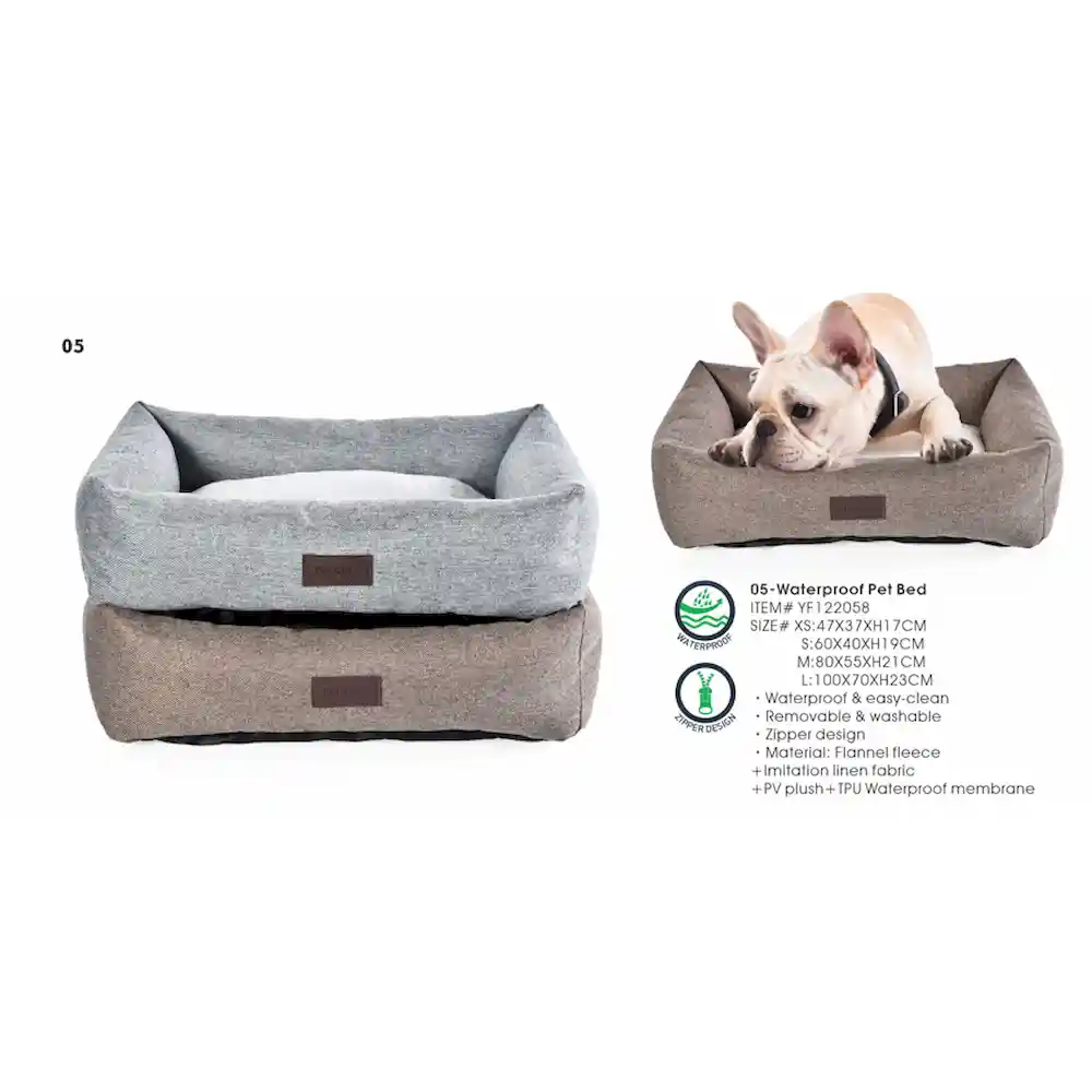 square pet beds details