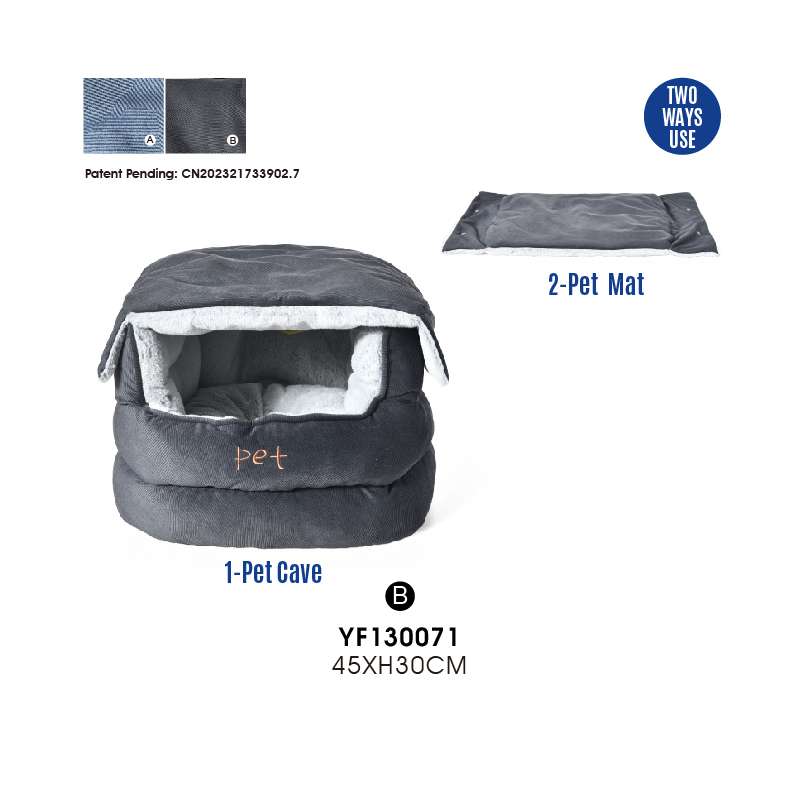 dos formas de utilizar la cama para mascotas