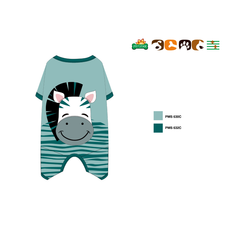 zebra print pet clothing