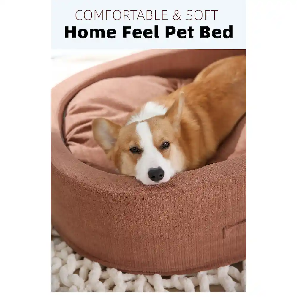 Faux Suede Pet Bed