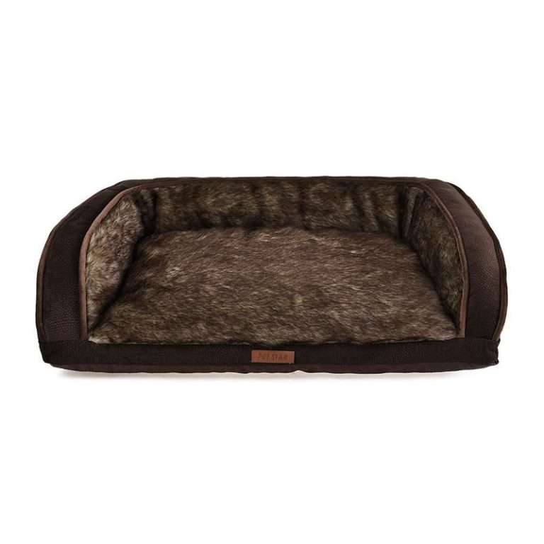 Large Plush Dog Bed