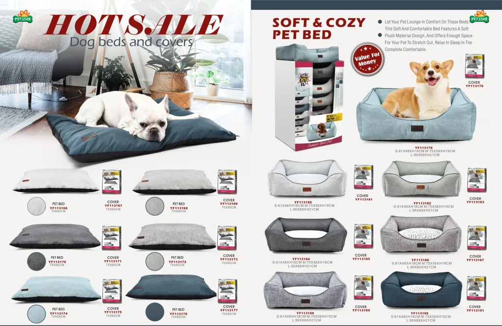 Almofada para cães lavável OEM