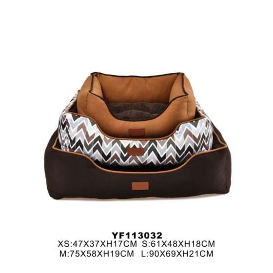 Rectangular Bolster Dog Bed