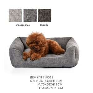 Small Gray Dog Bed