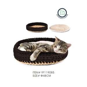 Letto per gatti intrecciato superiore
