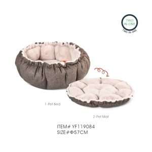 Ciambella per letto rotondo per gatti