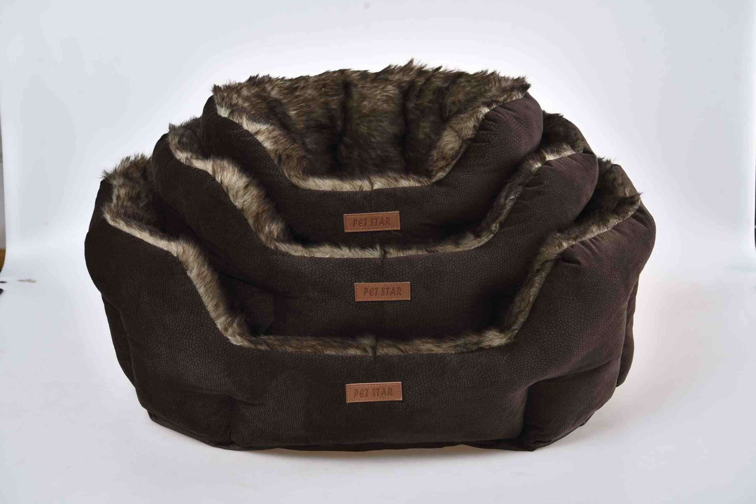 Wholesale Faux Fur Dog Bed
