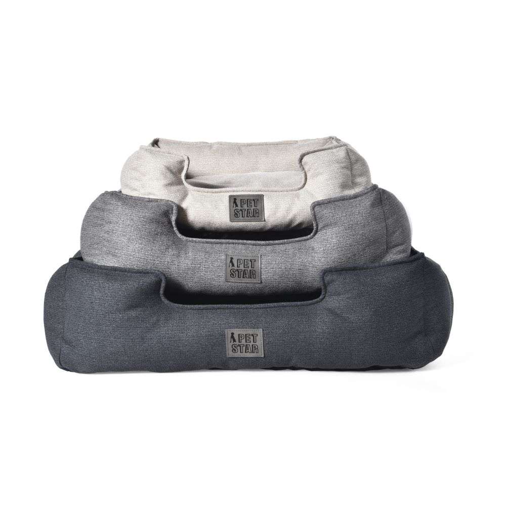 lit pour chien beige