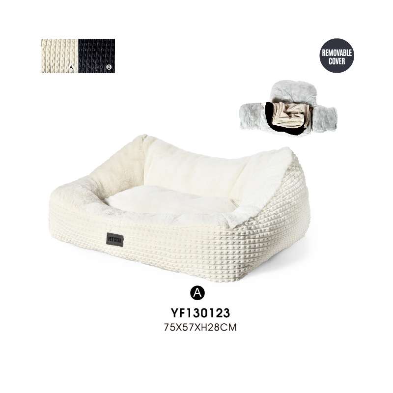 beige dogsbed large