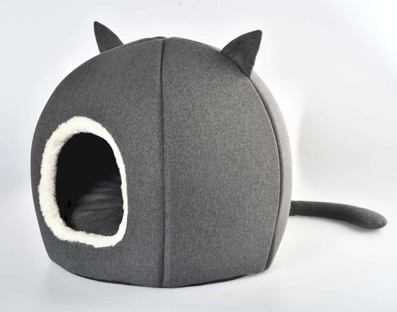 cat shaped bed