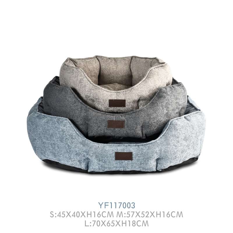 factory round dog bed