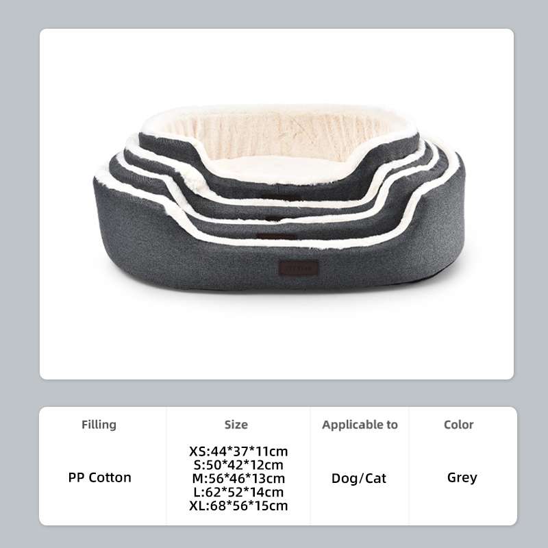 grey pets beds