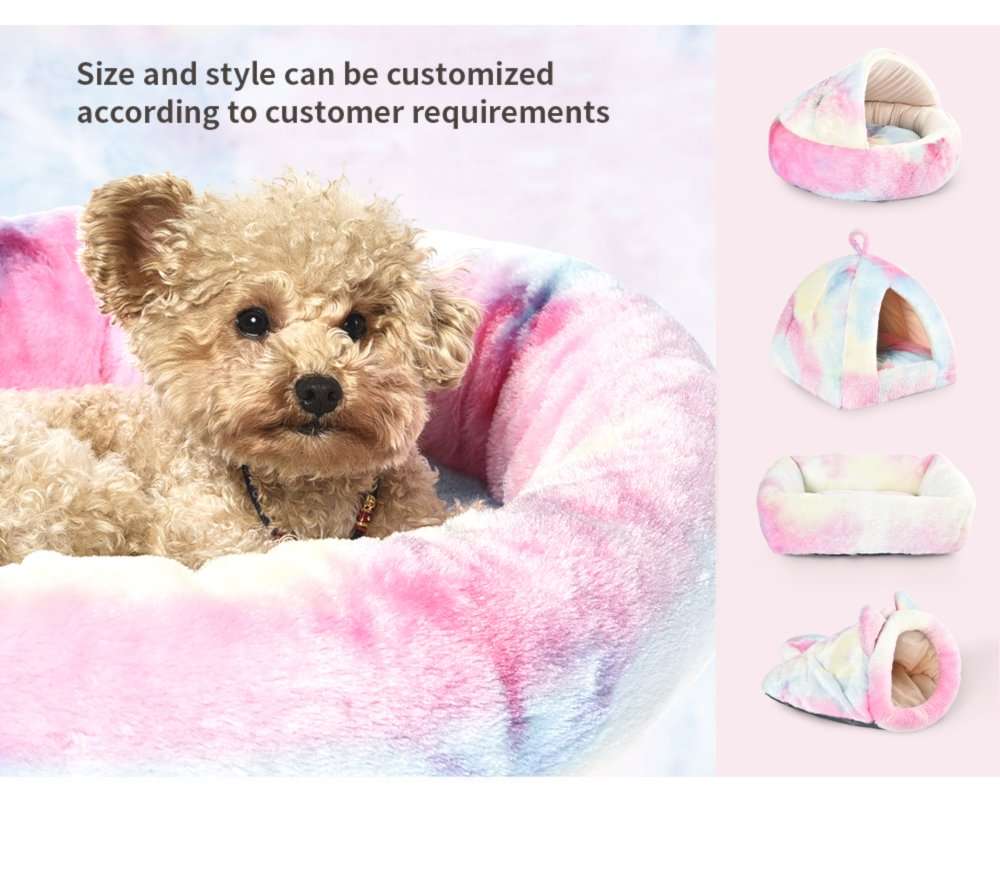 cama retangular grande para animais de estimação