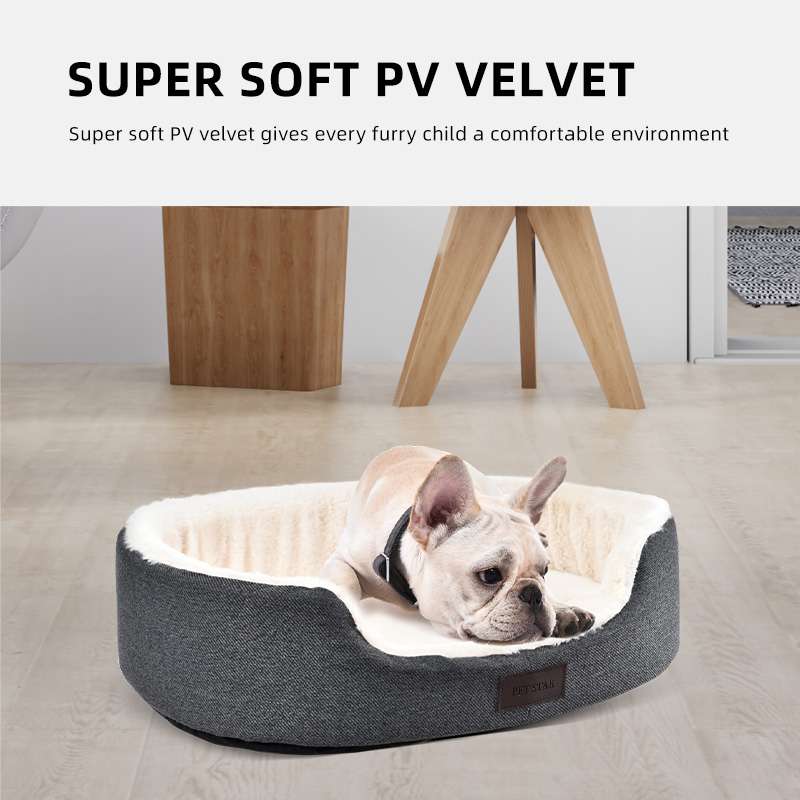 oval shaped pets beds