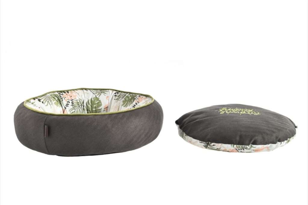 round bolster pets beds