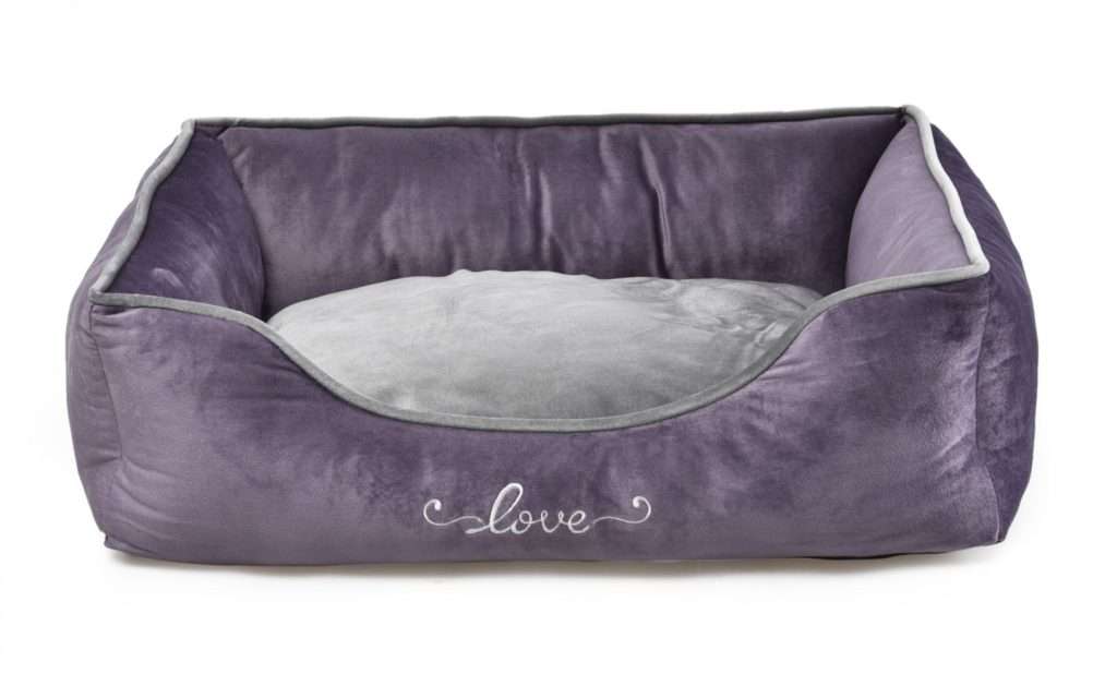 velvet dogs beds