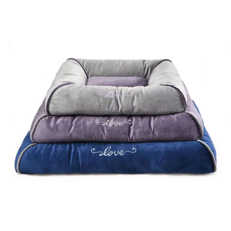 velvet pet beds