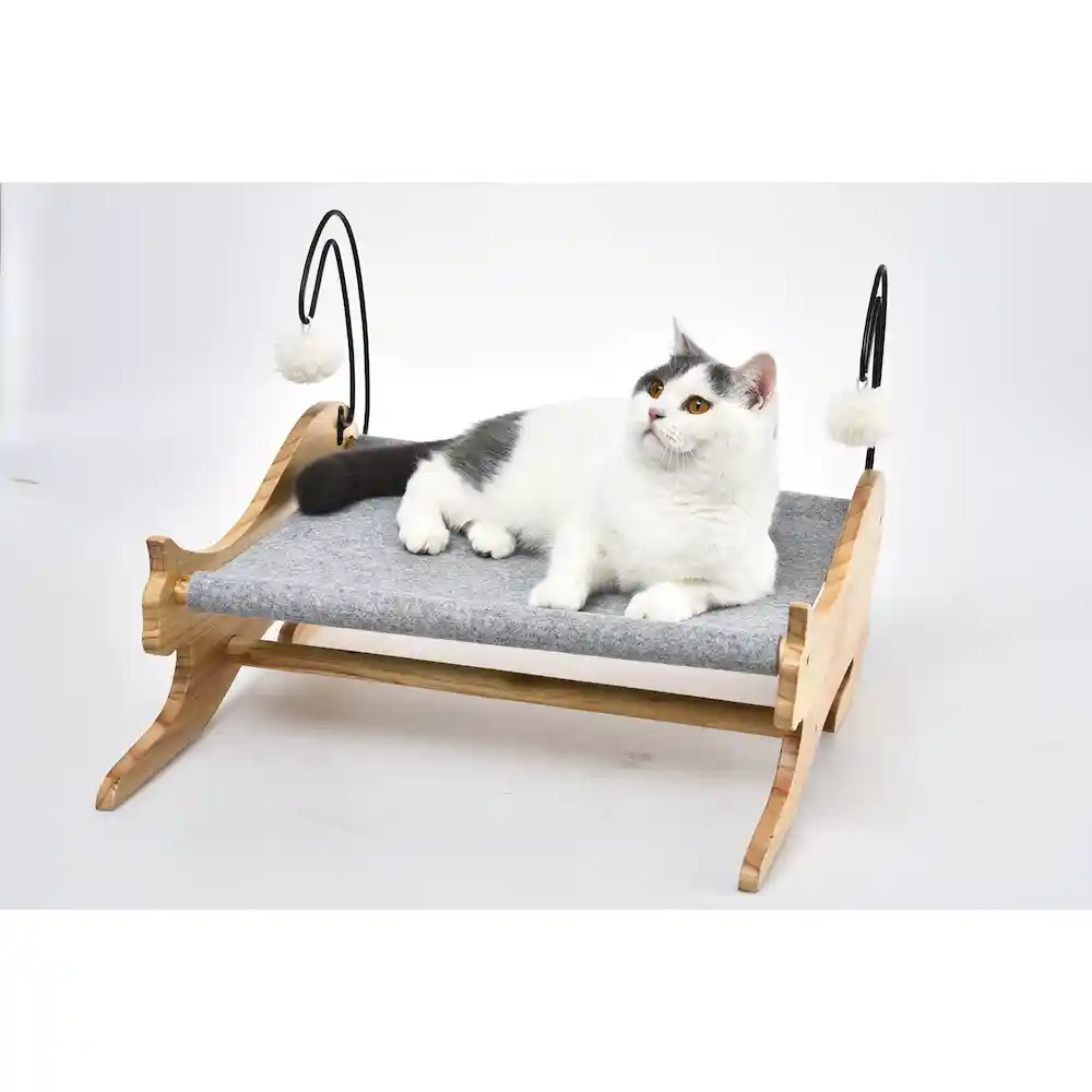 Wooden Cat Bed